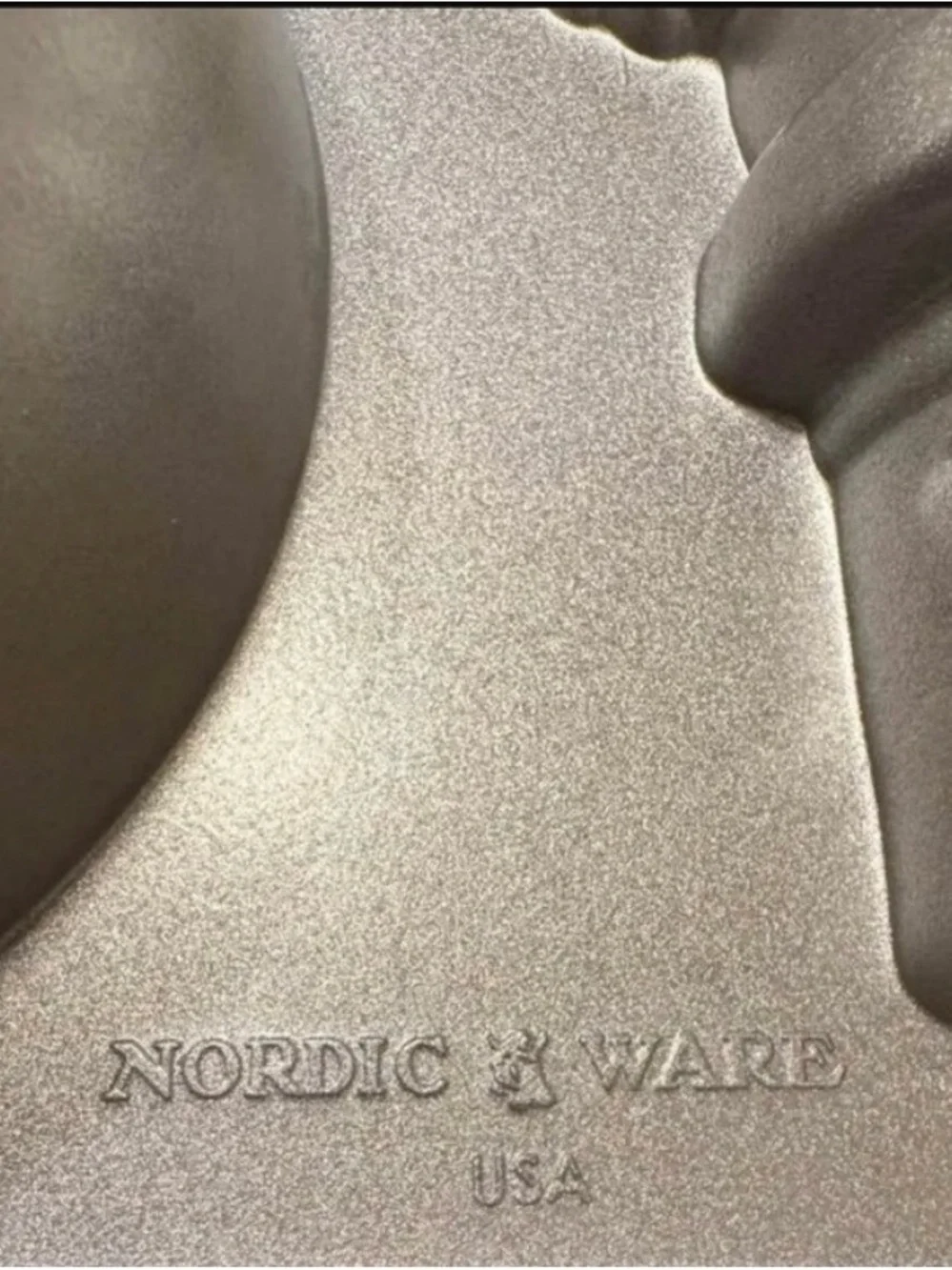 Nordic Ware Silver Snowman Holiday Cake Pan